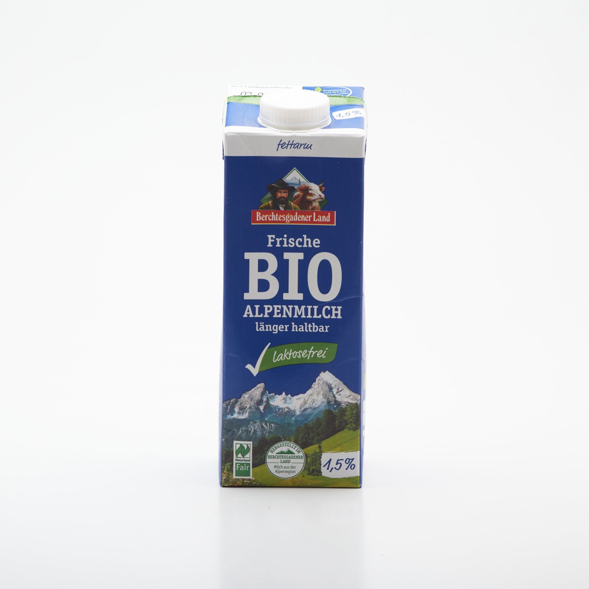 BIO Alpské mlieko 1,5% bezlaktózové 1l.