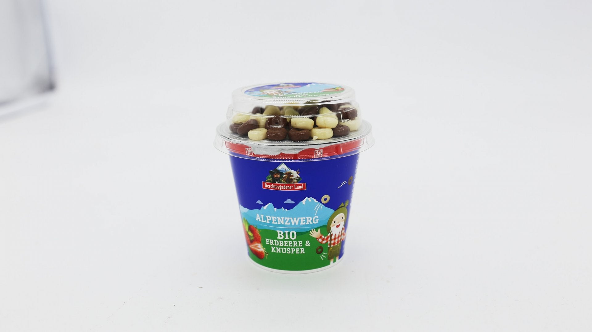 BIO Jahodový jogurt s čokolentilkami137g.