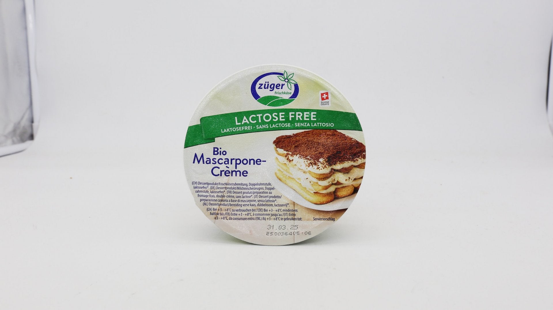 BIO Mascarpone bez laktózy 250g.