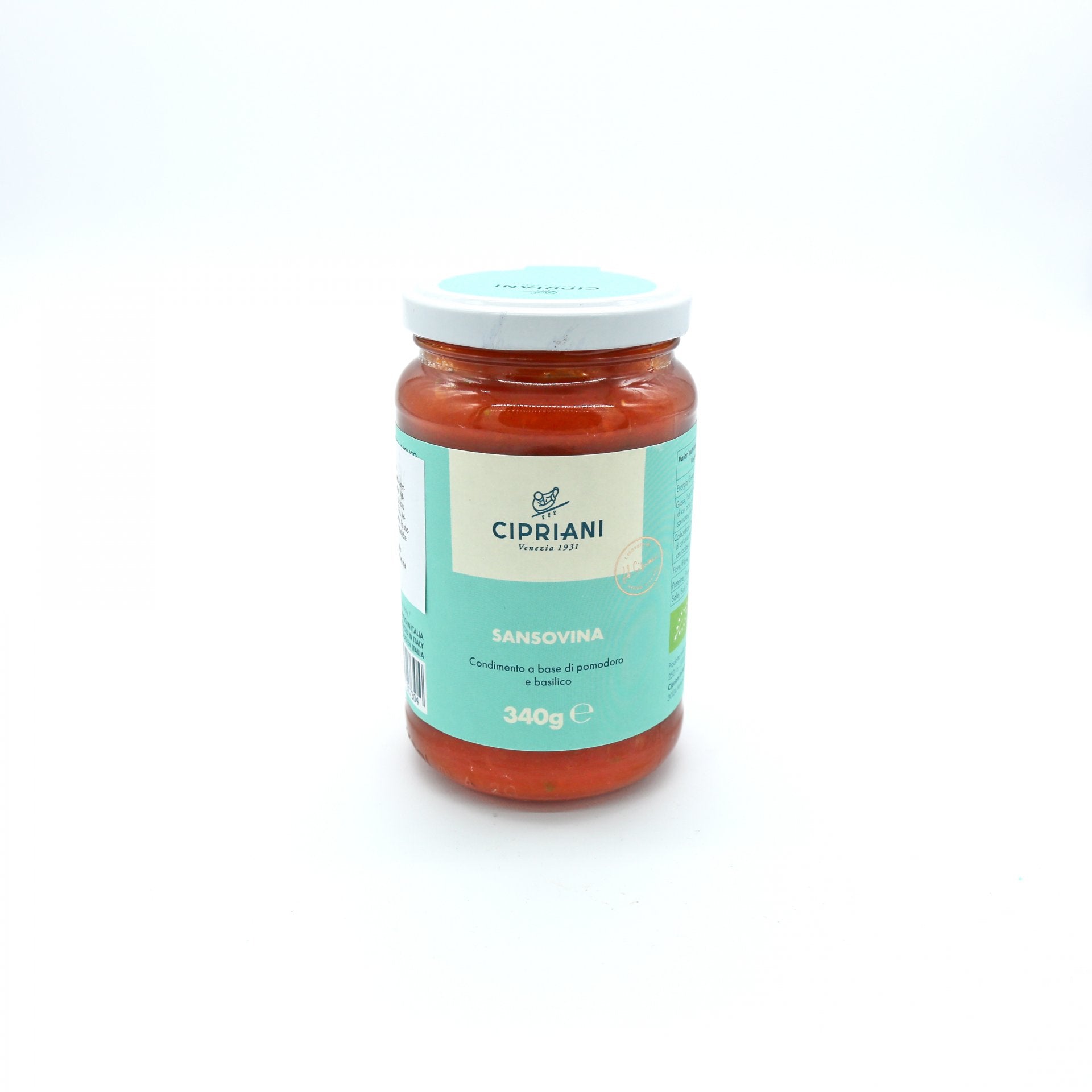 BIO Paradajková omáčka s bazalkou 340g.