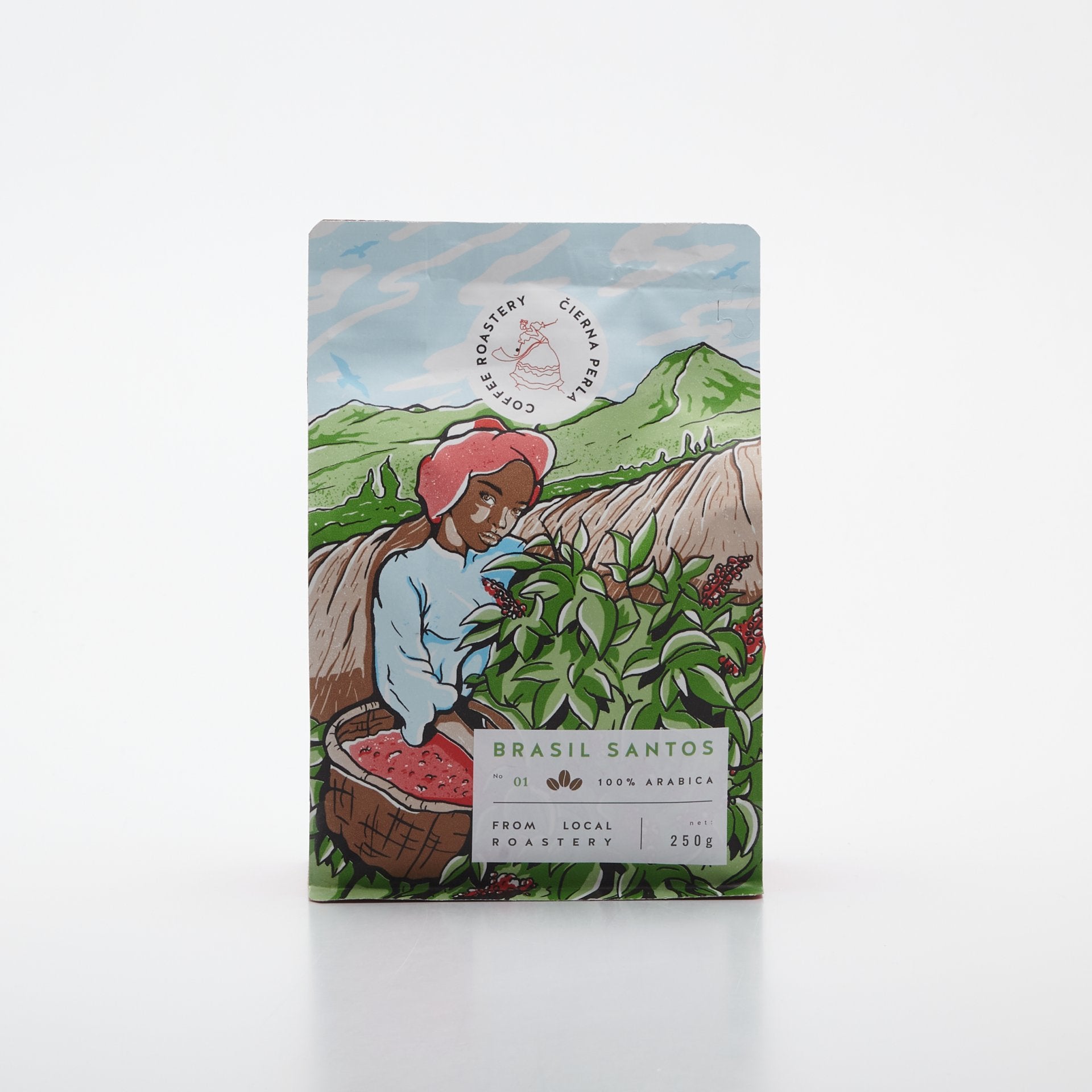 Čierna Perla Brasil Santos 250g.