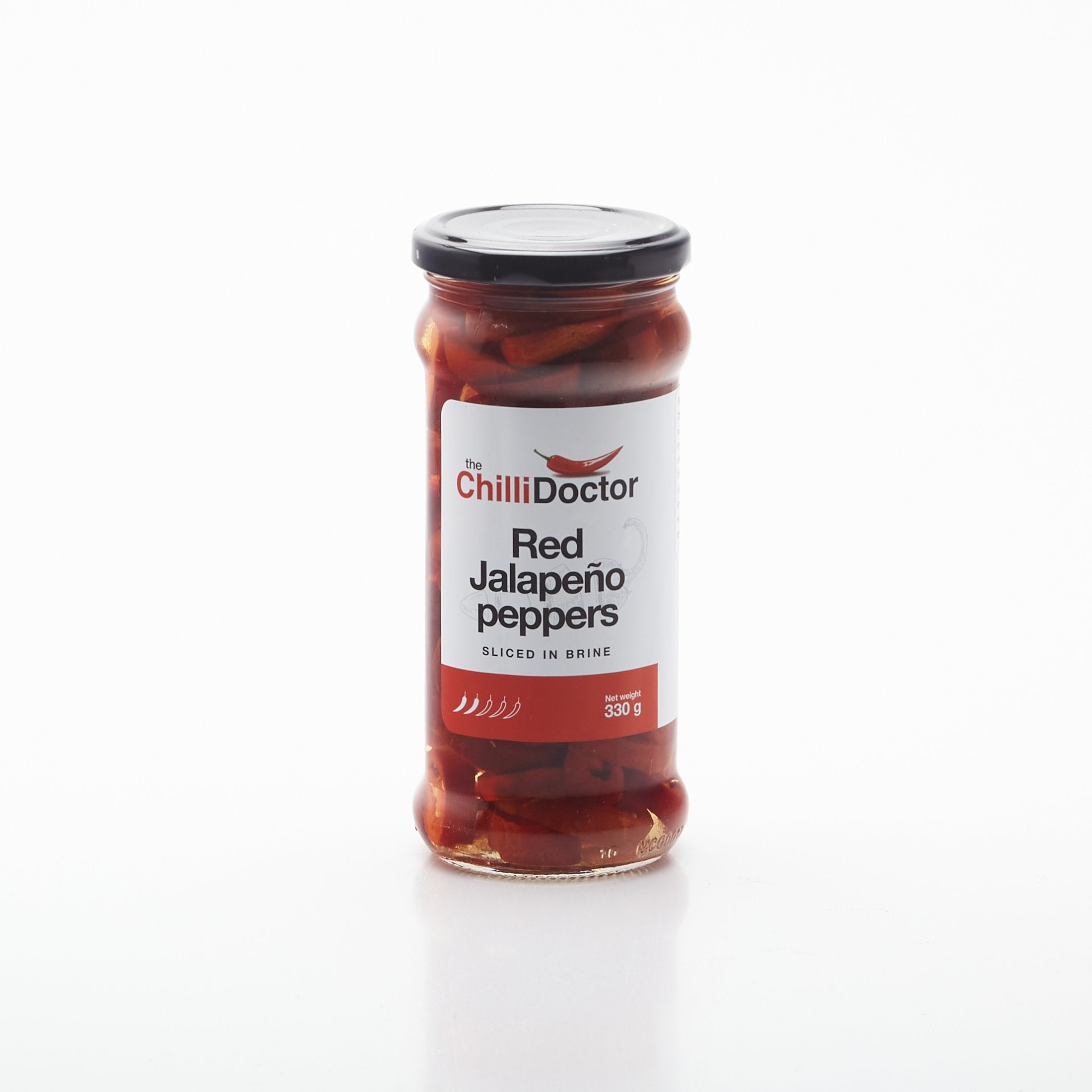 Červené Jalapeno nakladané 330g.