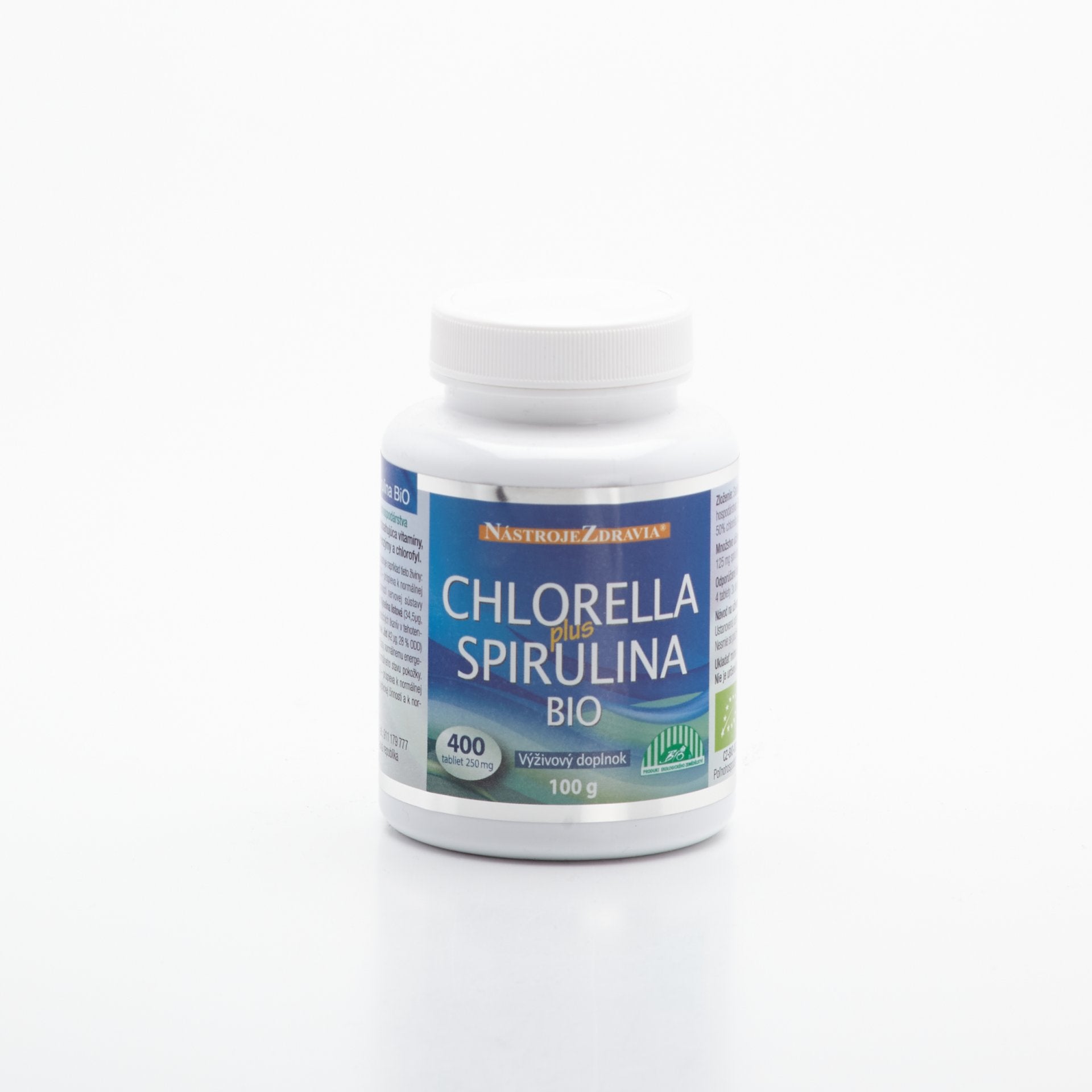 BIO Chlorella Plus Spirulina tablety.