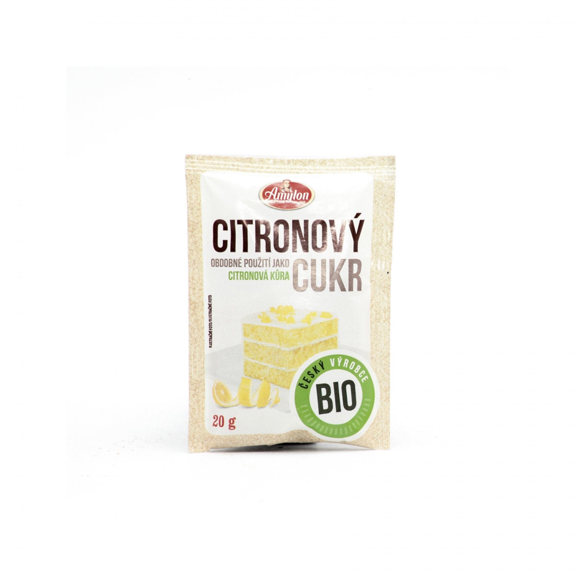 BIO Cukor citrónový 20g.