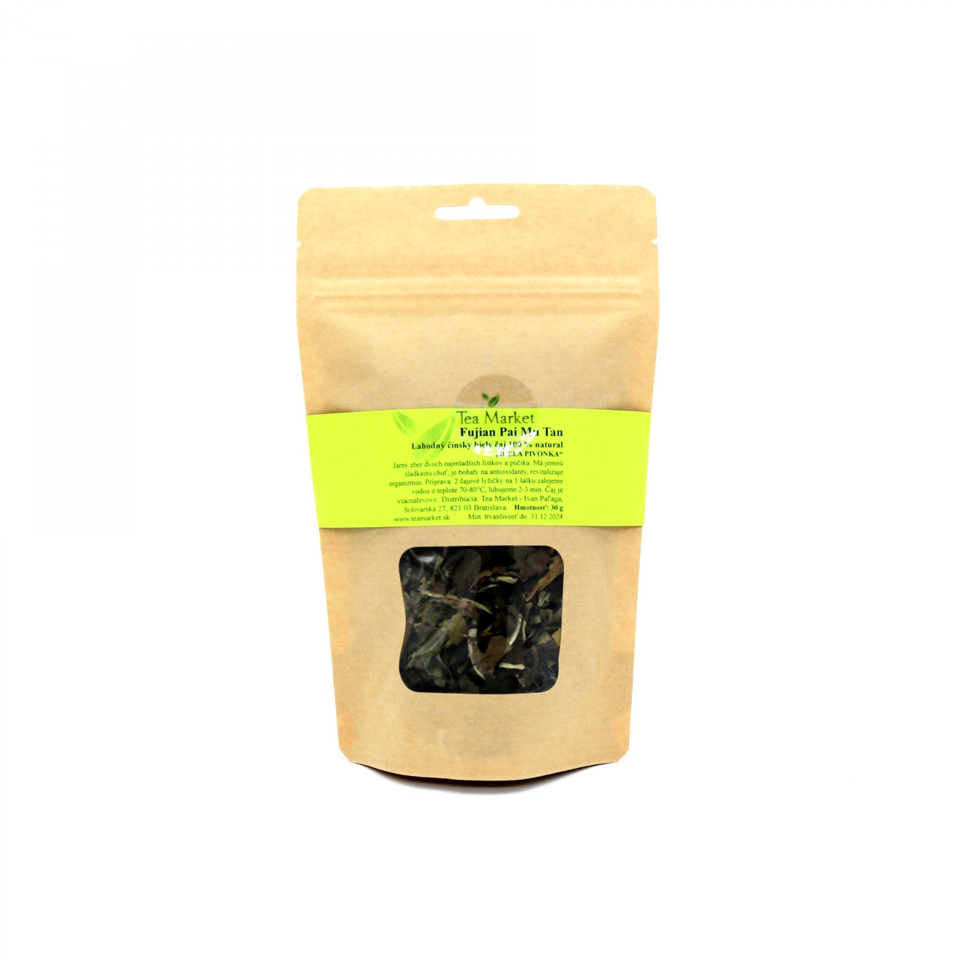 Fujian Pai Mu Tan, biely čaj 30g.