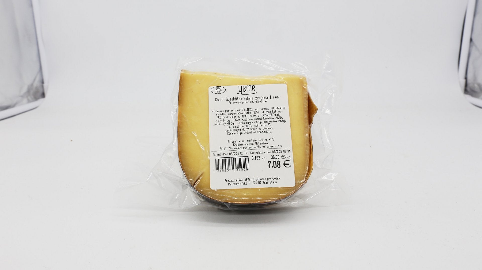 Gouda Gutshöfer údená zrejúca 1 mes.. 100g
