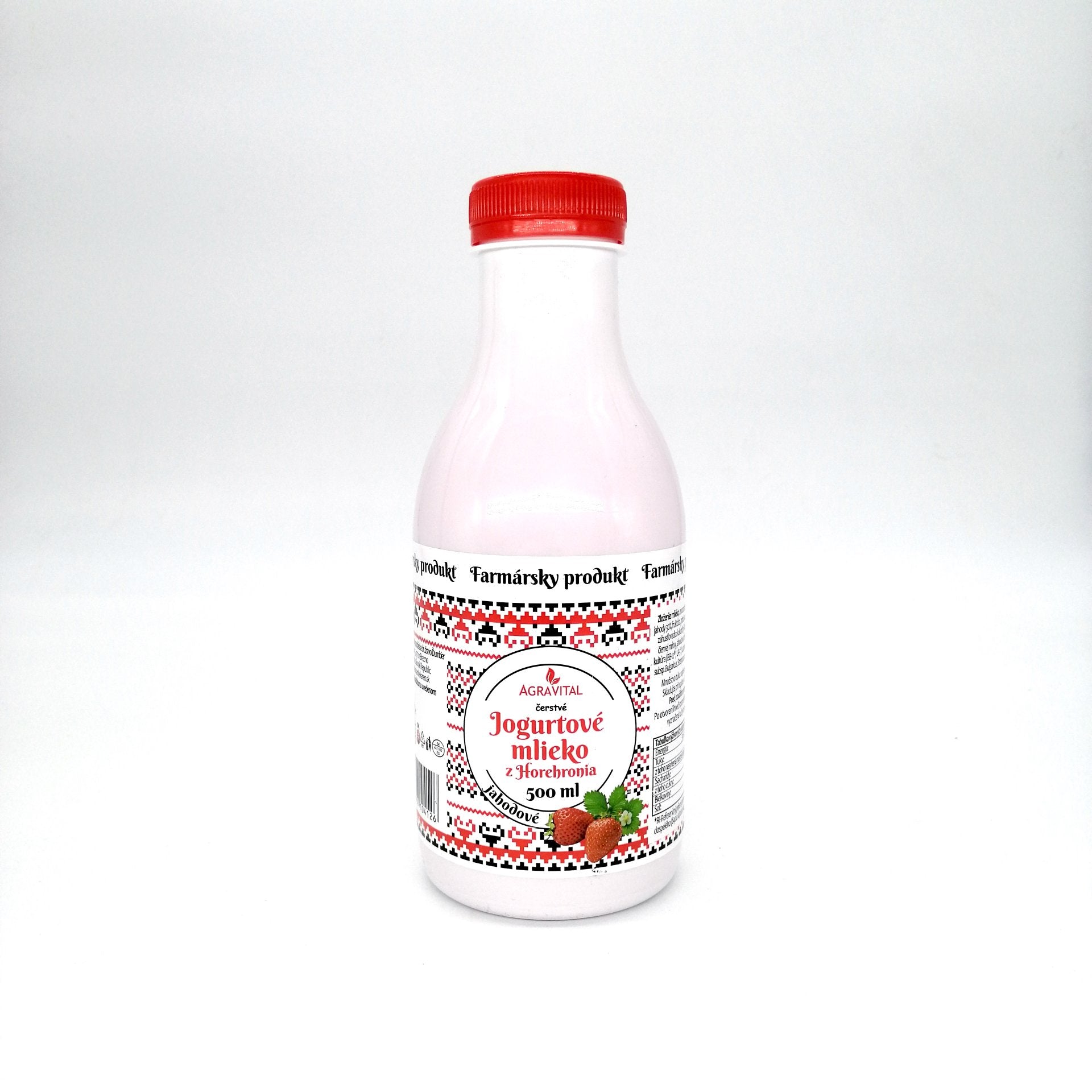 Jogurtové mlieko jahodové 330ml.