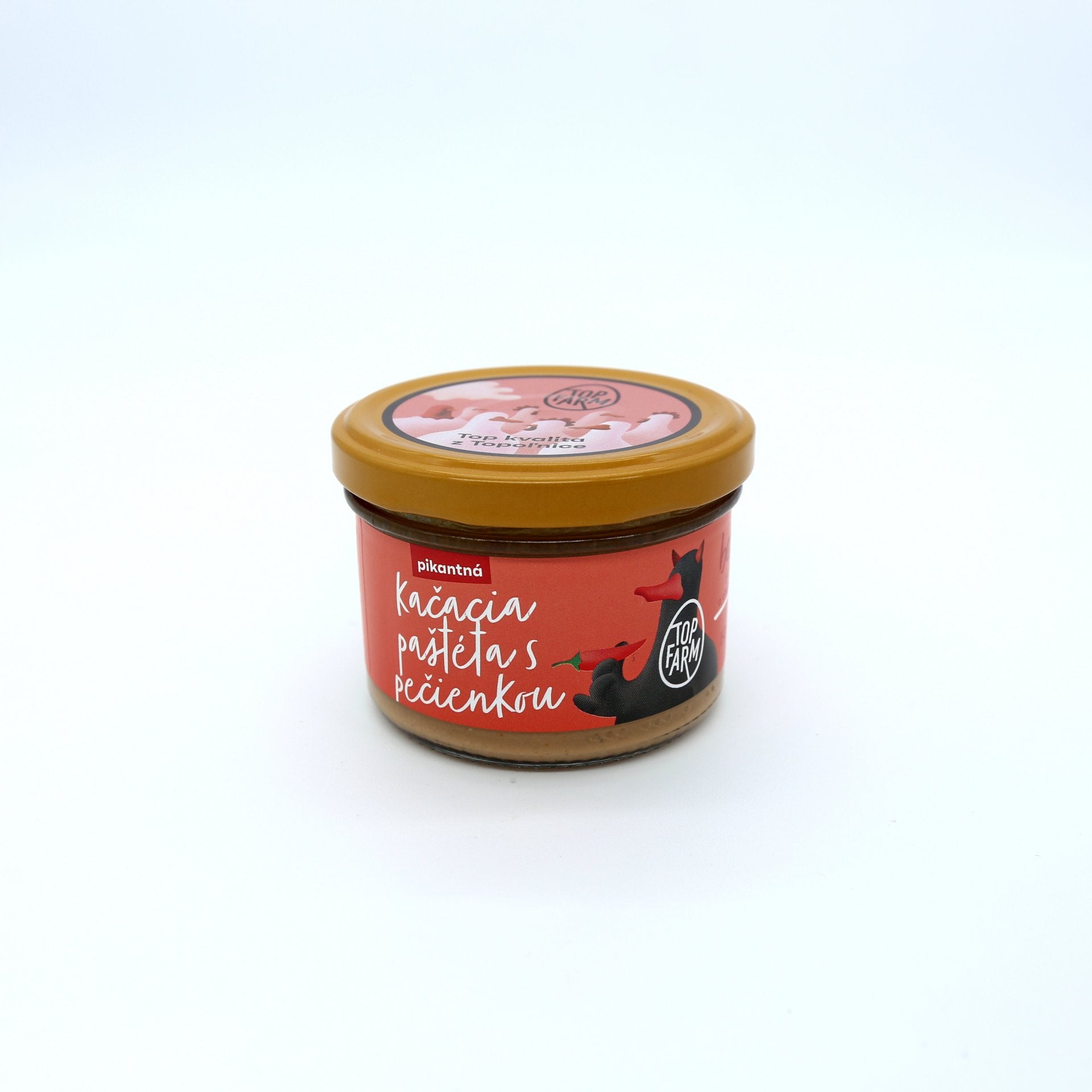 Kačacia paštéta s pečienkou pikant 150g.