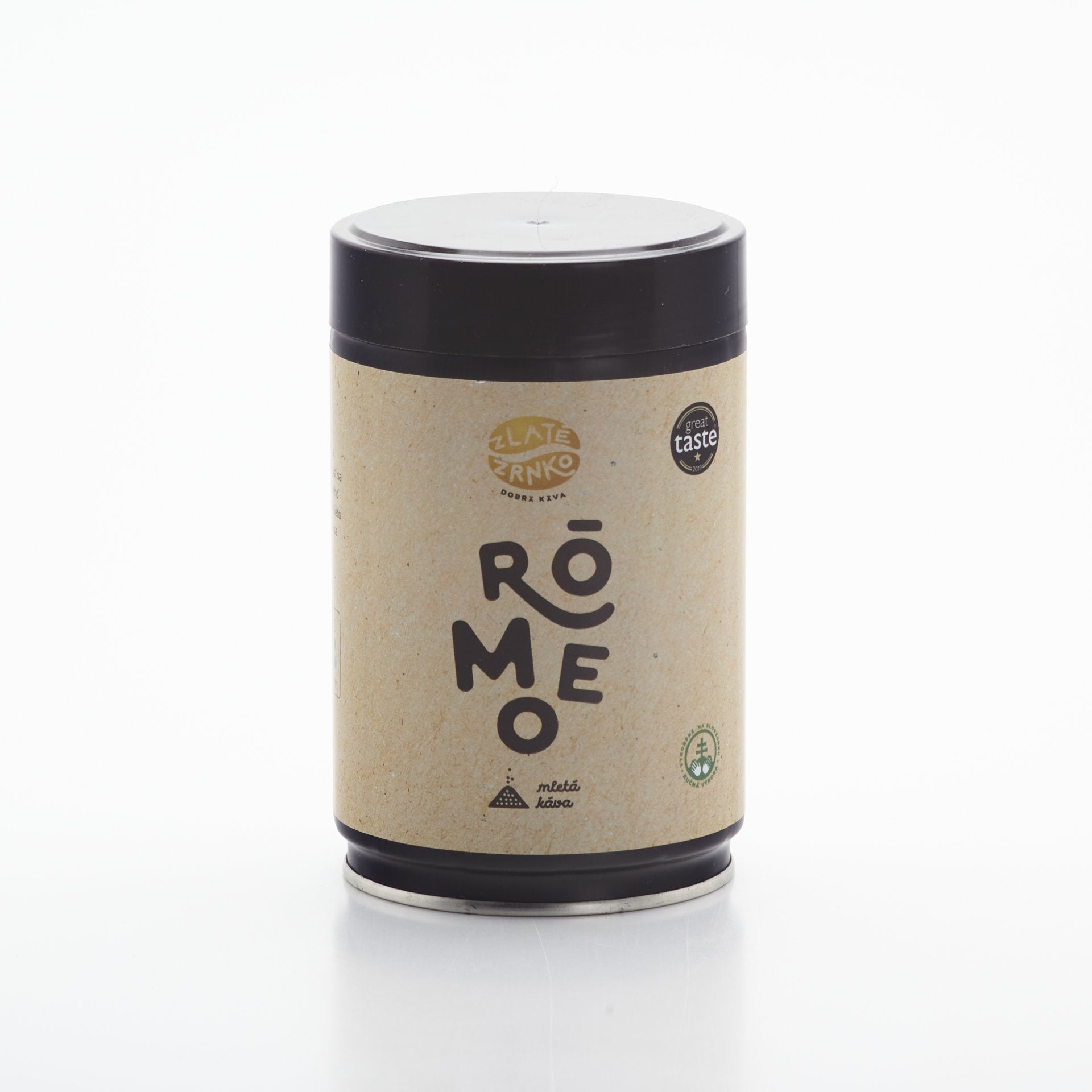 Zlaté Zrnko Rómeo mletá káva 250g.