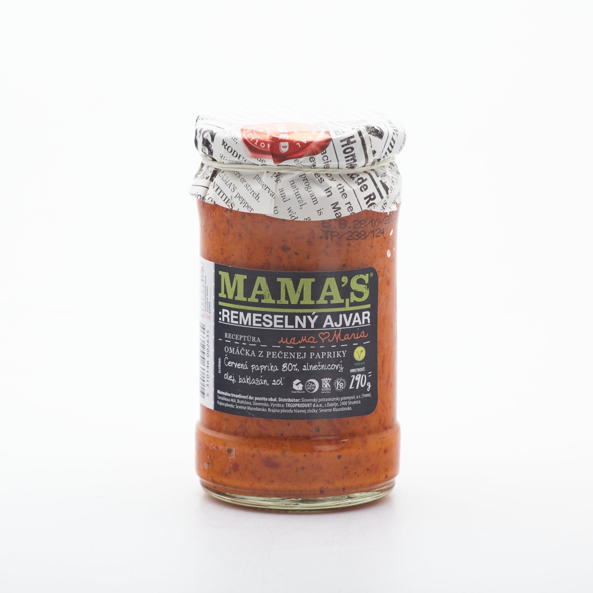 Mama´s ajvar jemný 290g.