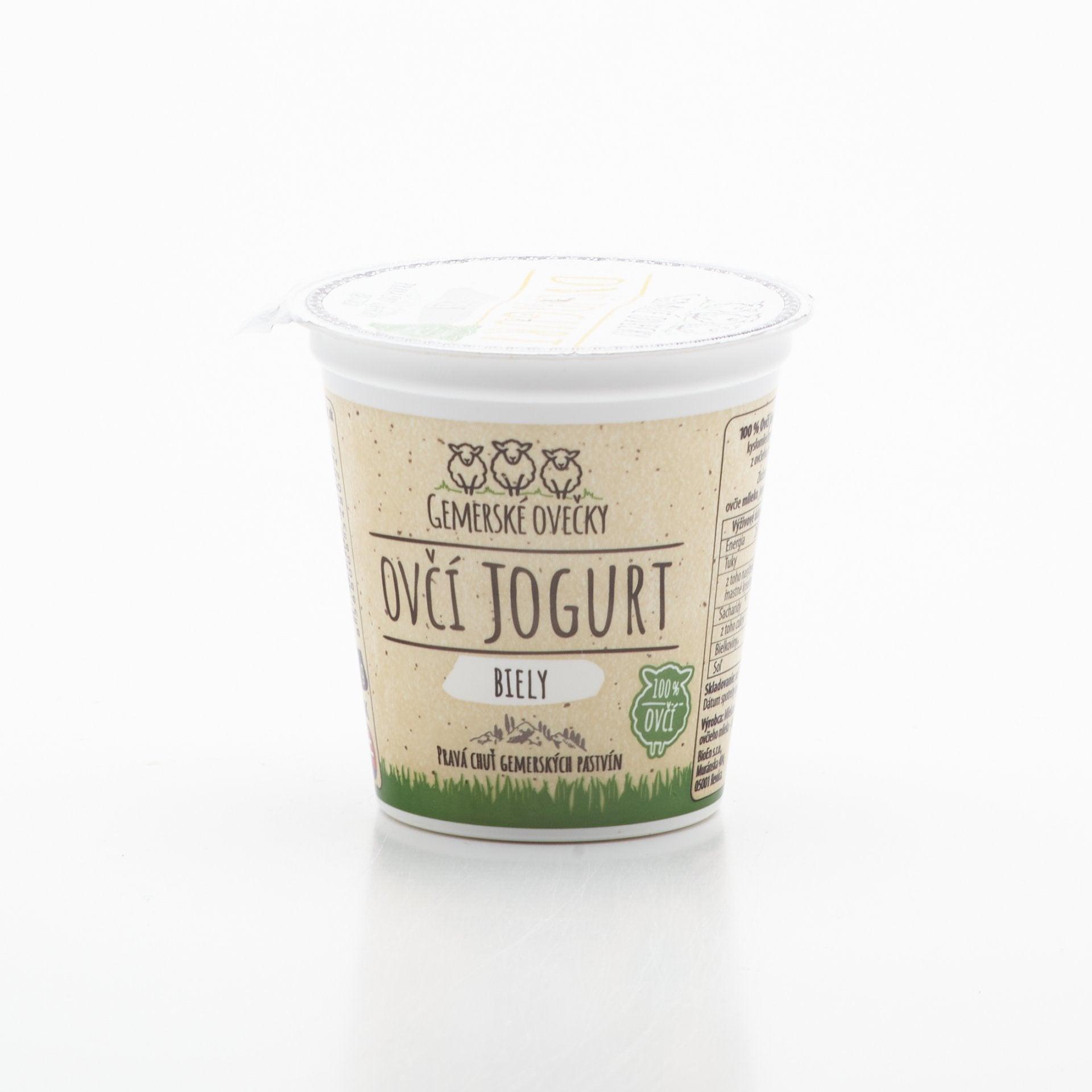 Ovčí jogurt biely 150g.