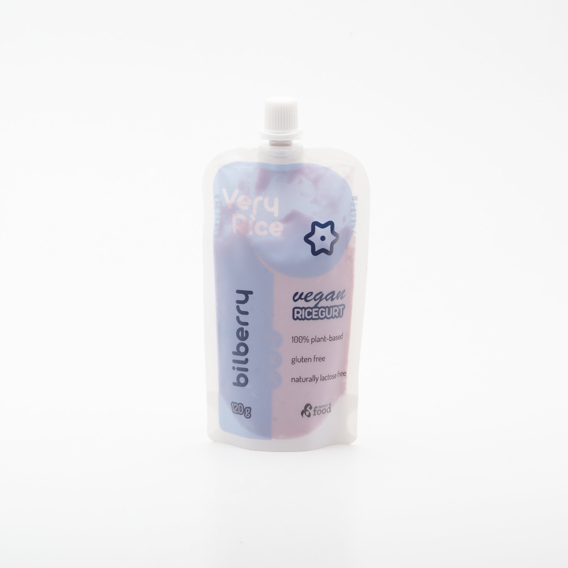 Rastlinný rýžový jogurt čučoriedka 120g.