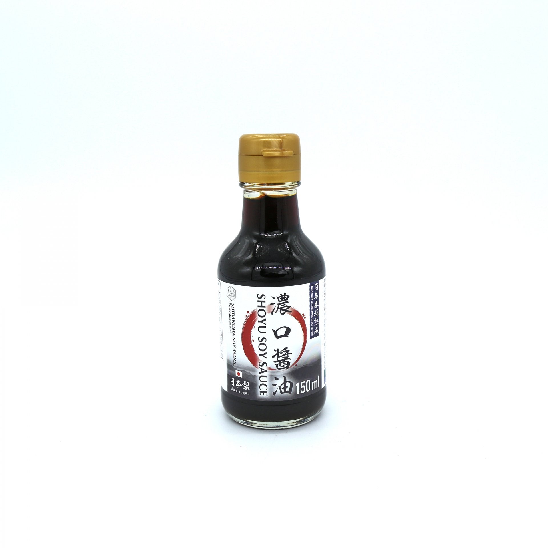 SHIBANUMA Tmavá sójová omáčka 150ml.