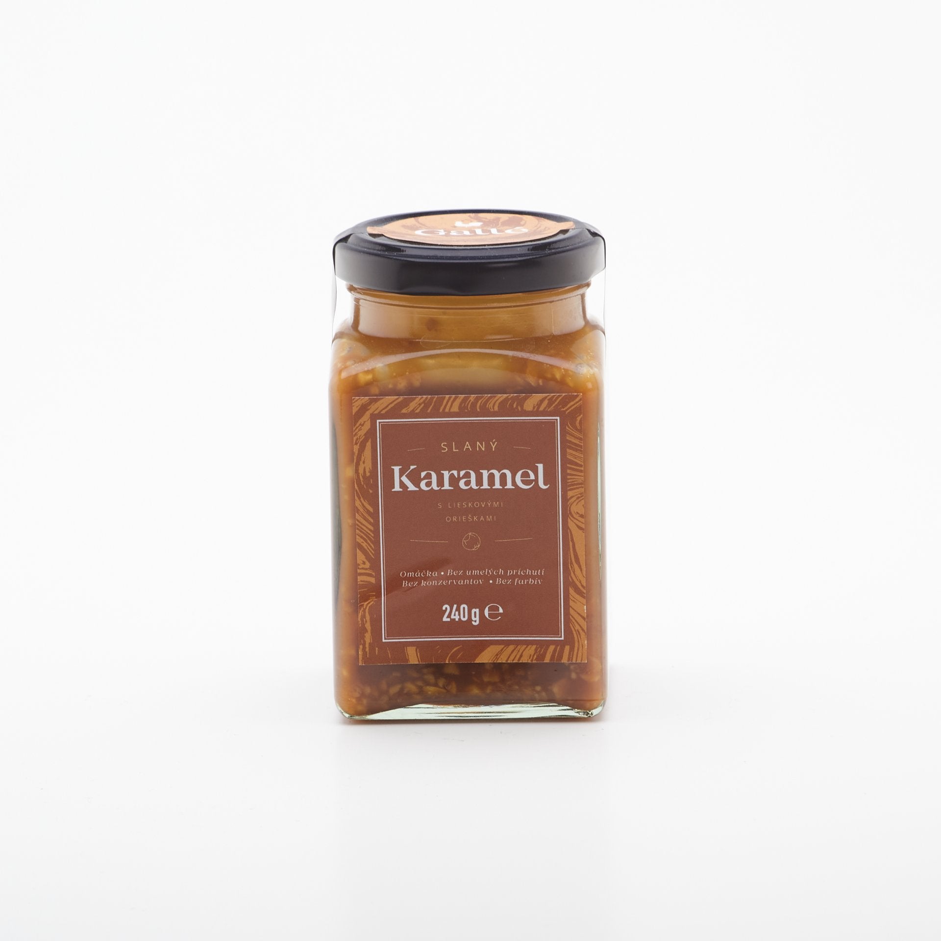 Slaný karamel s lies.orieškami 240g.