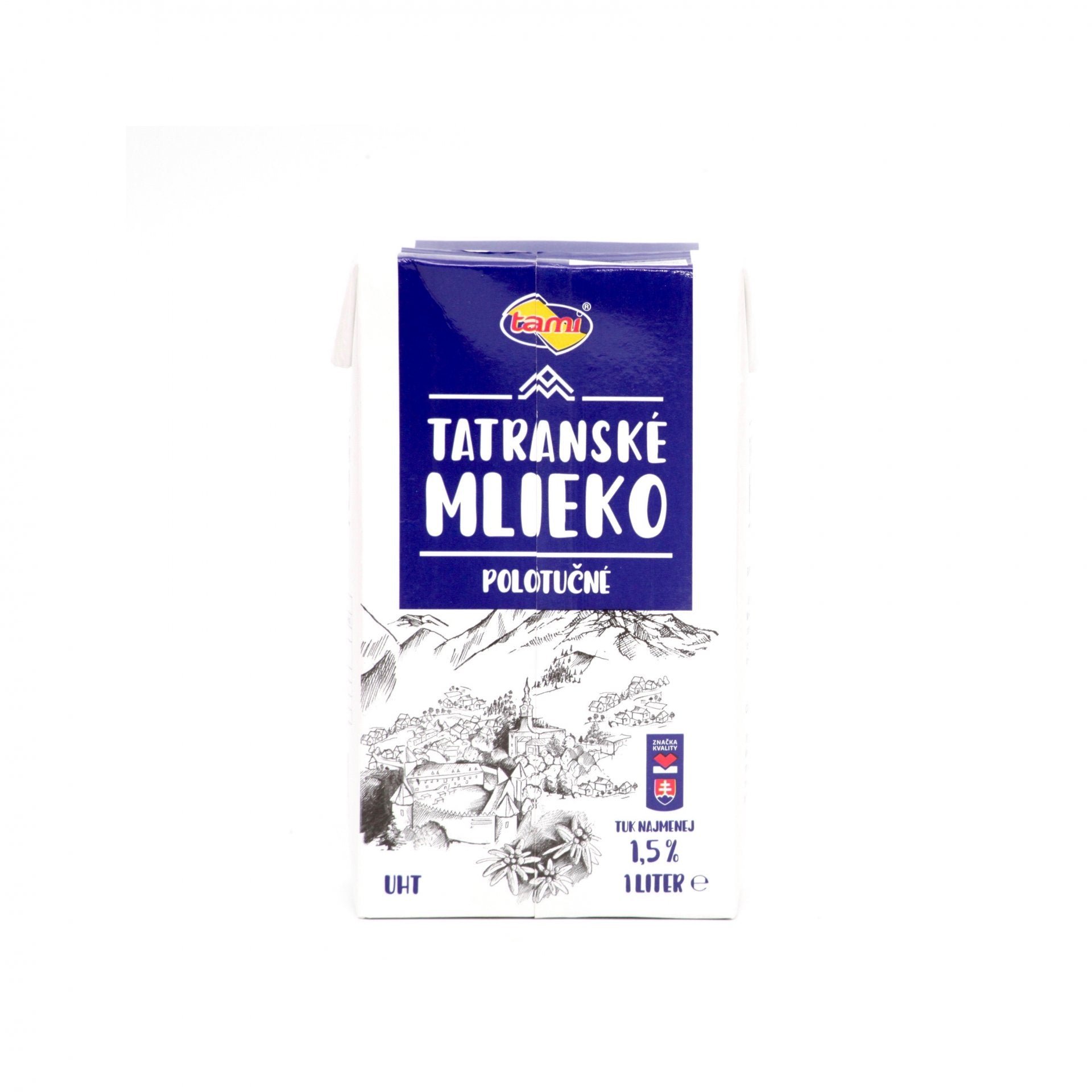 Tatranské mlieko trvanlivé 1,5% 1l.