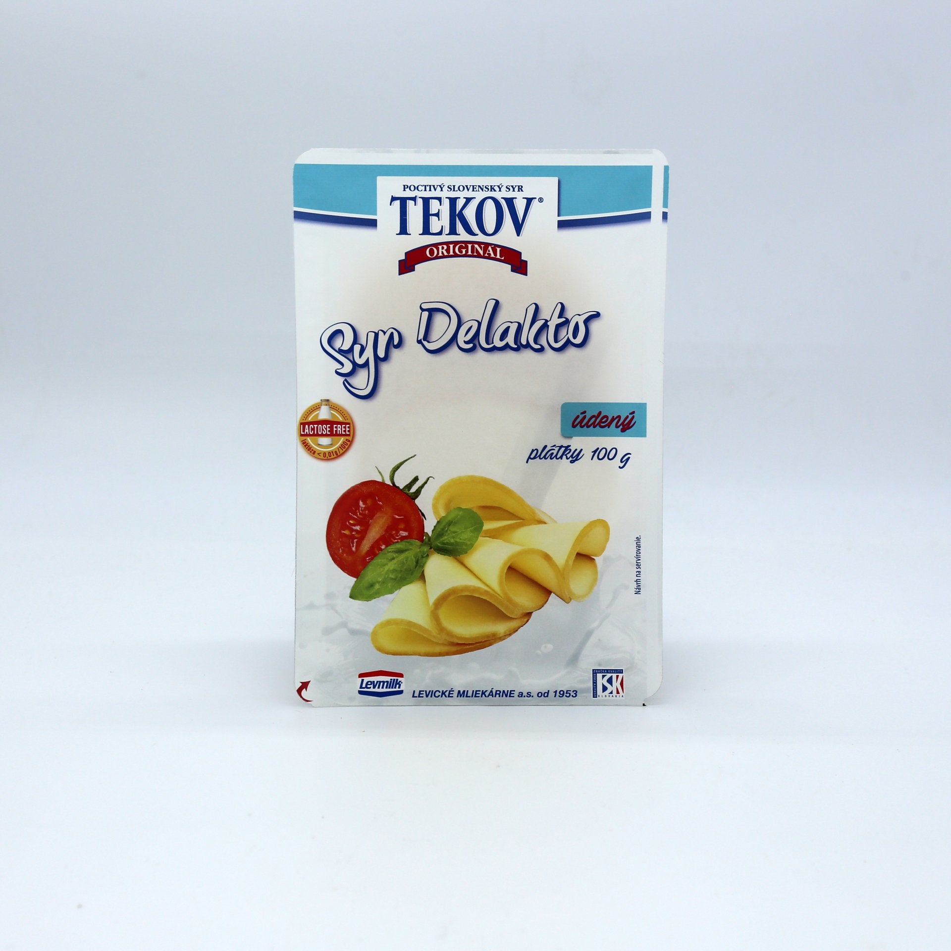 TEKOV DELAKTO syr údený 100g plátky.