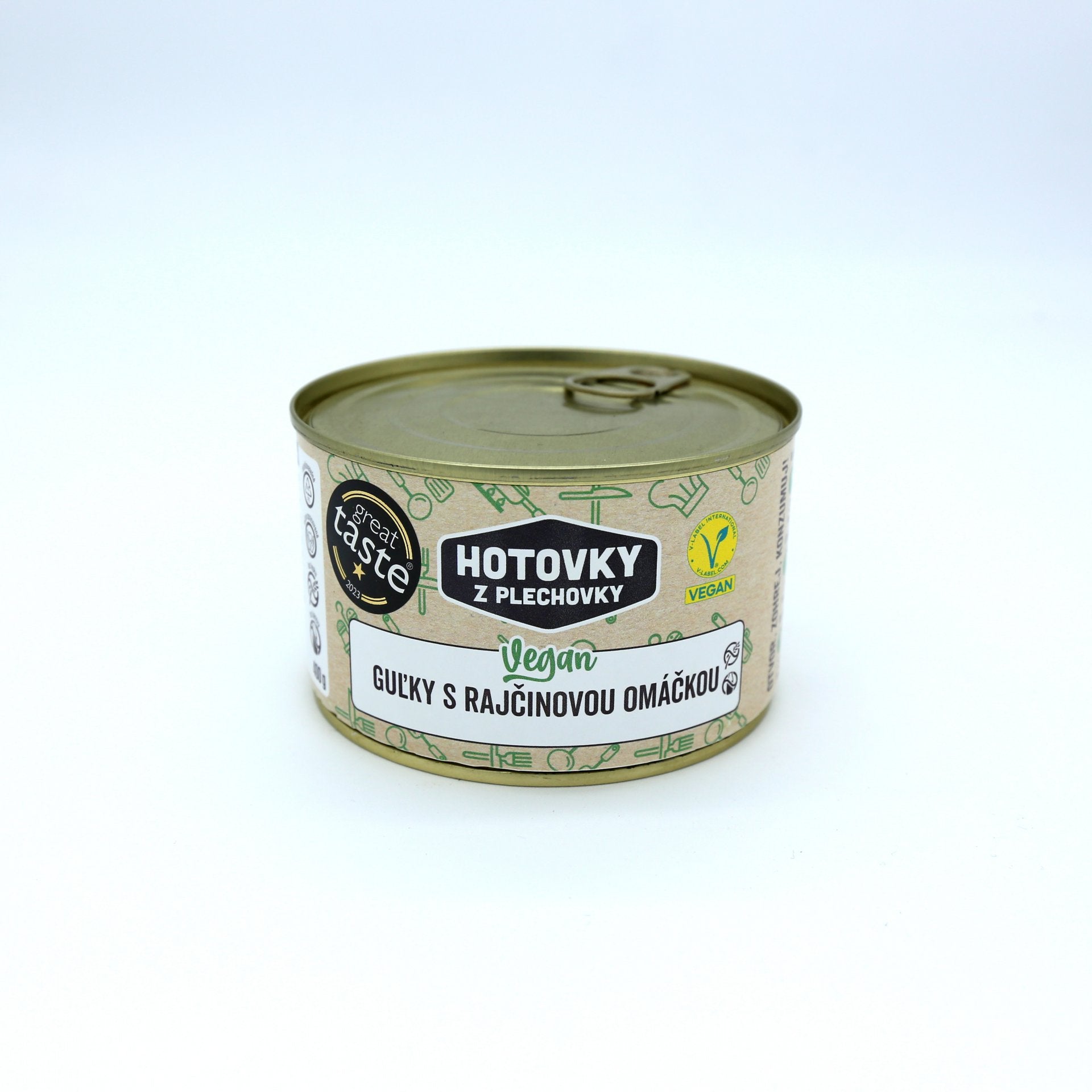 Vegan guľky v rajčinovej omáčke 400g.