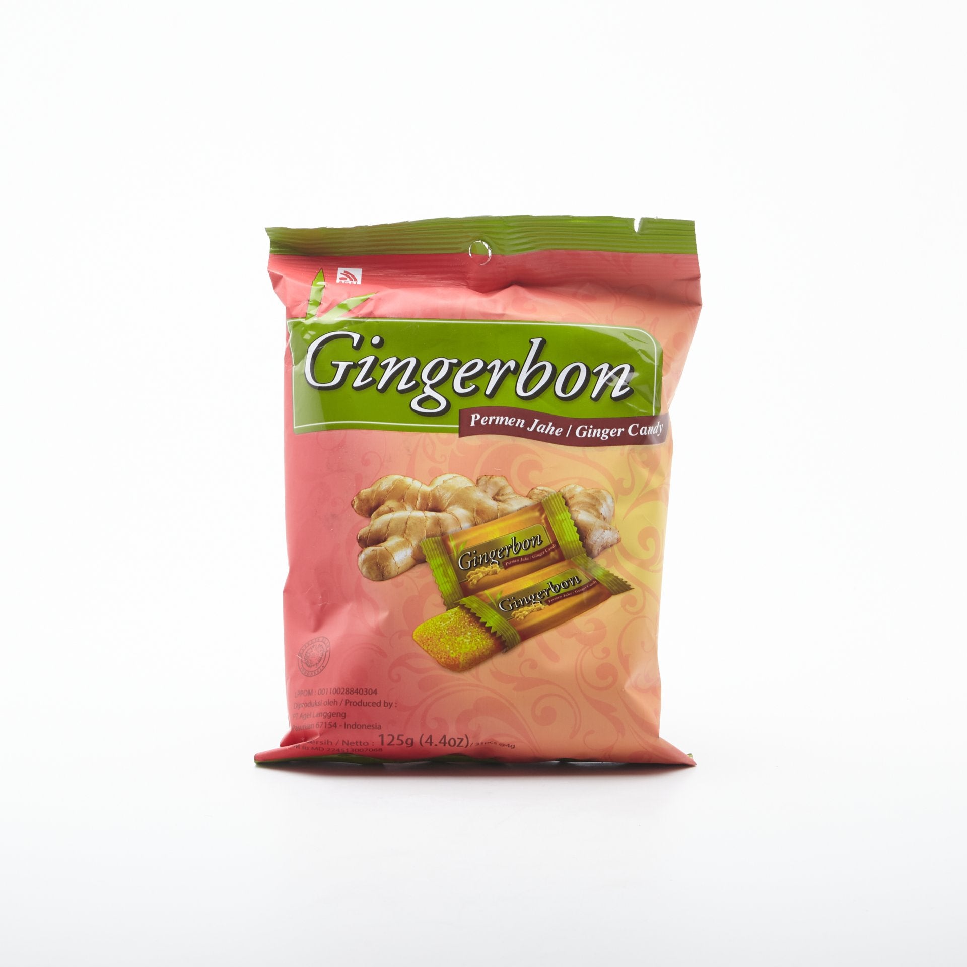 Zázvorové cukríky čisté 125g.